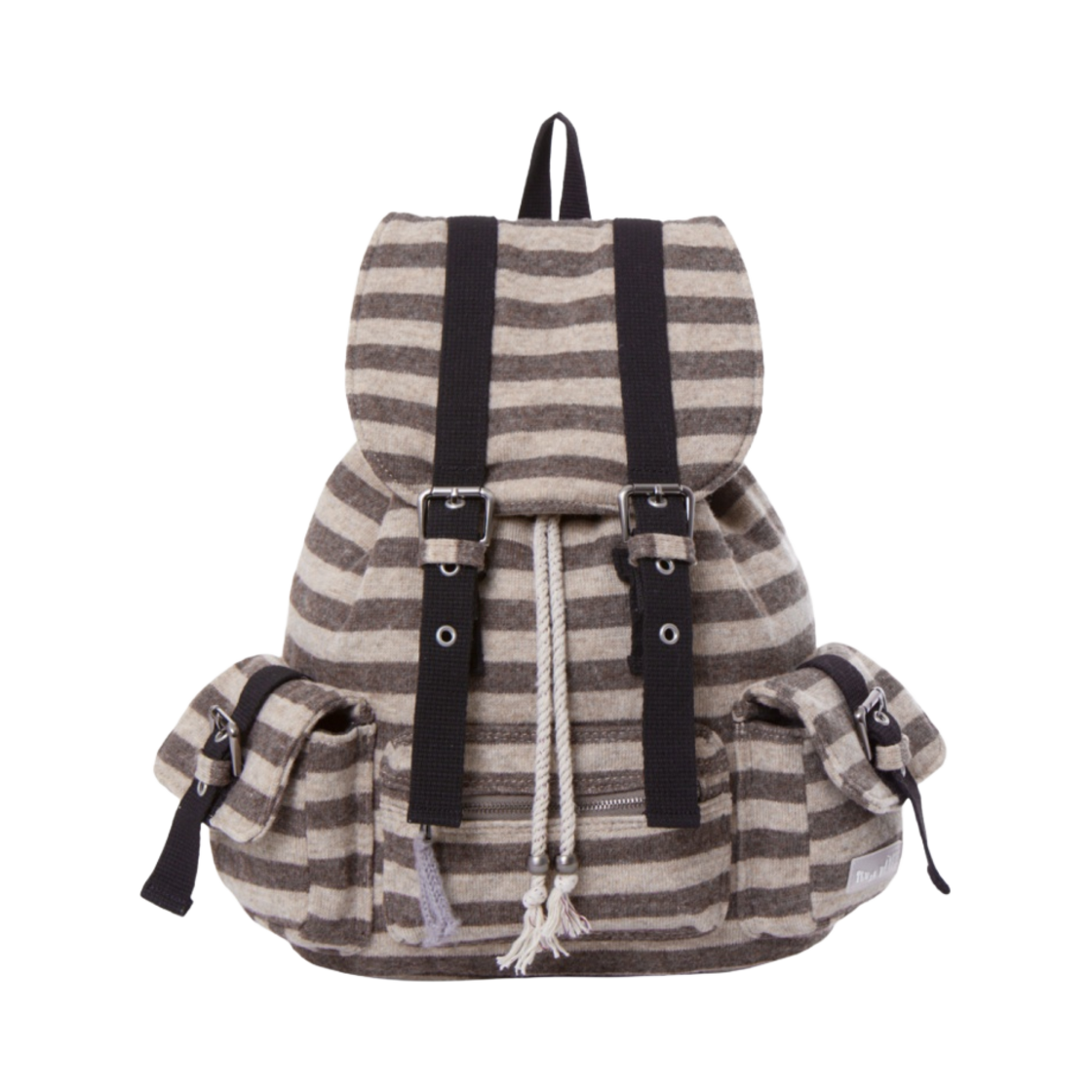 파히섬 울 스트라이프 백팩 브라운(Pahisum Wool Stripe Backpack Brown)