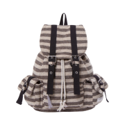 Pahisum Wool Stripe Backpack Brown