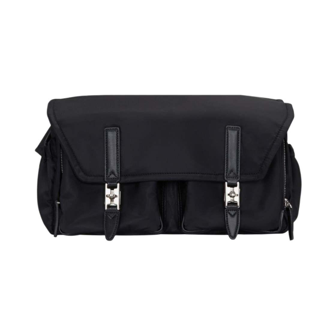 분크 헤이 더블 포켓 숄더 M 블랙