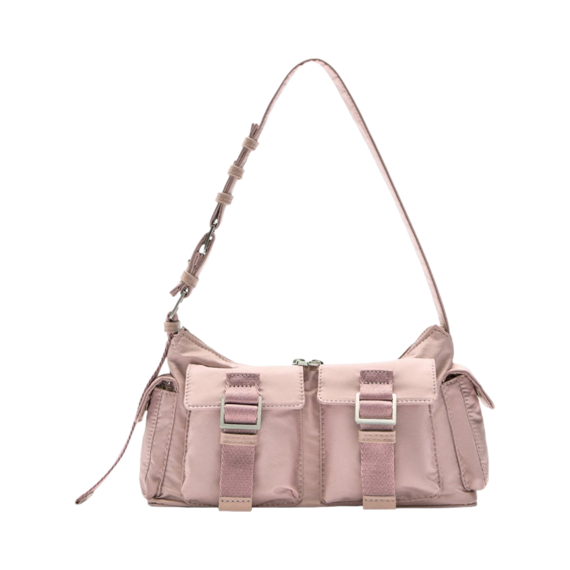 6018/210/627 Zara Pocket Shoulder Bag Mauve Violet