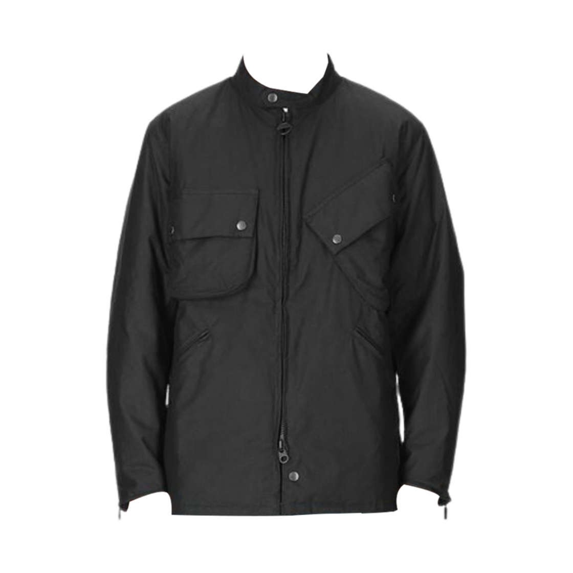 바버 할렘 왁스 자켓 블랙(Barbour Harlem Wax Jacket Black) - 1