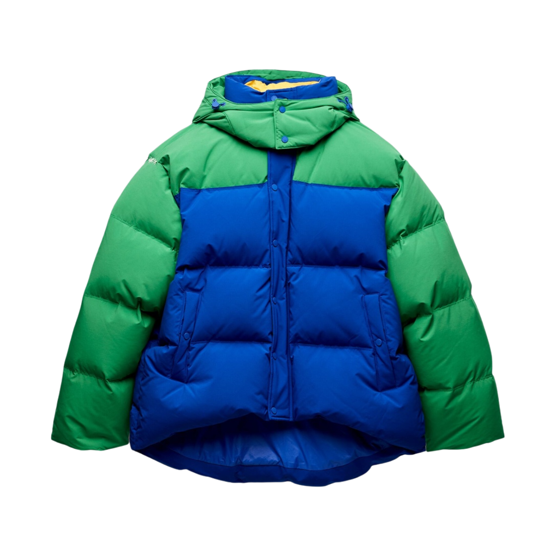 자라 x 아더에러 컬러 블록 자켓 그린 블루(Zara x Ader Error Color Block Jacket Green Blue)