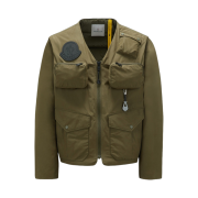 Moncler x Pharrell Williams Maple Short Down Jacket Green - 23FW