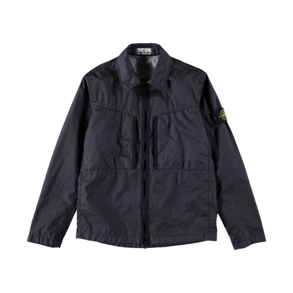 스톤 아일랜드 10523 멤브라나 3L TC 오버셔츠 네이비 블루 - 21SS