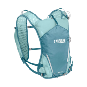 (W) Camelbak Trail Run Vest Adriatic Blue (With Set of 2 500ml Quick Stow Flasks)