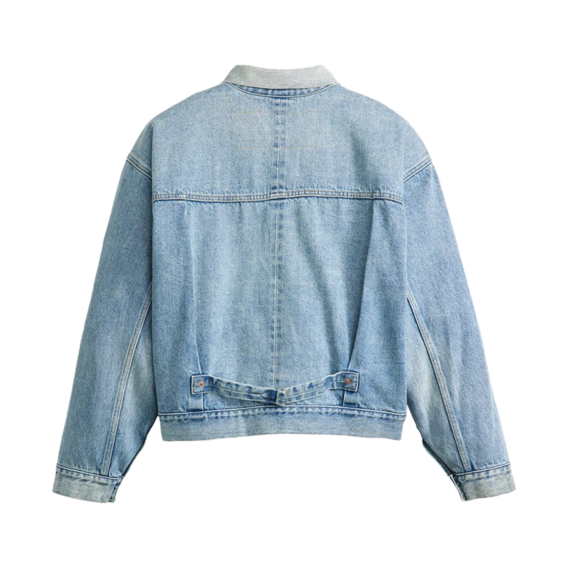 리바이스 x 빔즈 스테이 루즈 타입 1 데님 트러커 자켓 빈티지 워시(Levi's x Beams Stay Loose Type I Denim Trucker Jacket Vintage Wash) - 2