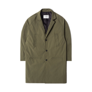 QT8 GARMENTS TL Oversized Raglan Coat Olive