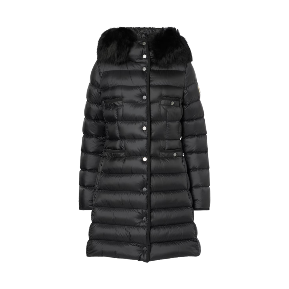 J2-093-1A00185-595FE-99B (W) Moncler Hirmafur Long Down Jacket Black - 24FW