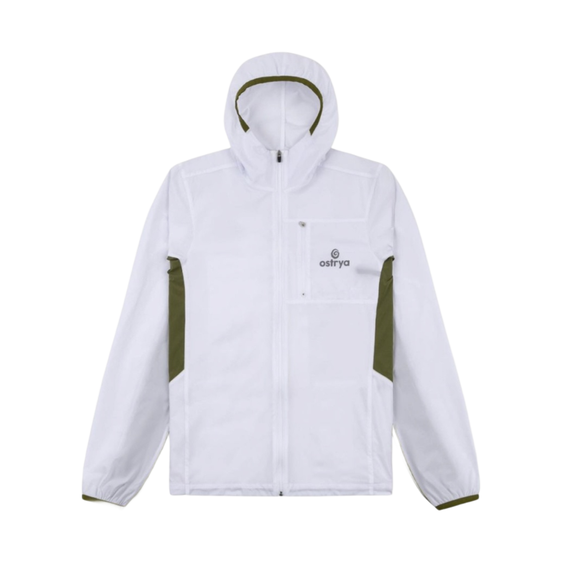 7AA001 Ostrya Skarn Windbreaker Jacket White