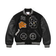 Supreme Tiger Varsity Jacket Black - 23FW