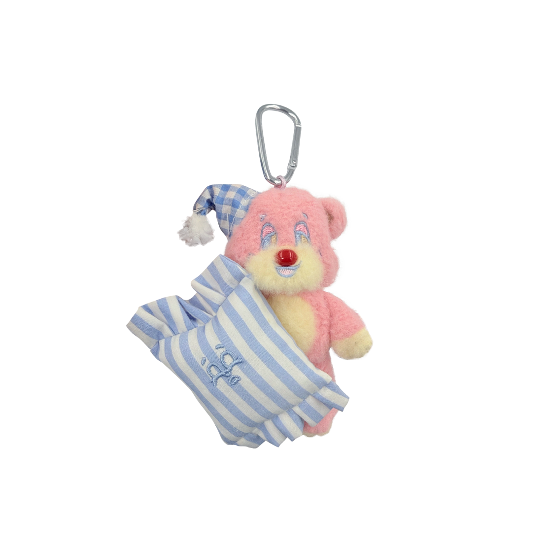 teddy_pillow_keyring_pk The NEONMOON Sleepy Teddy & Sleepillow Keyring Pink