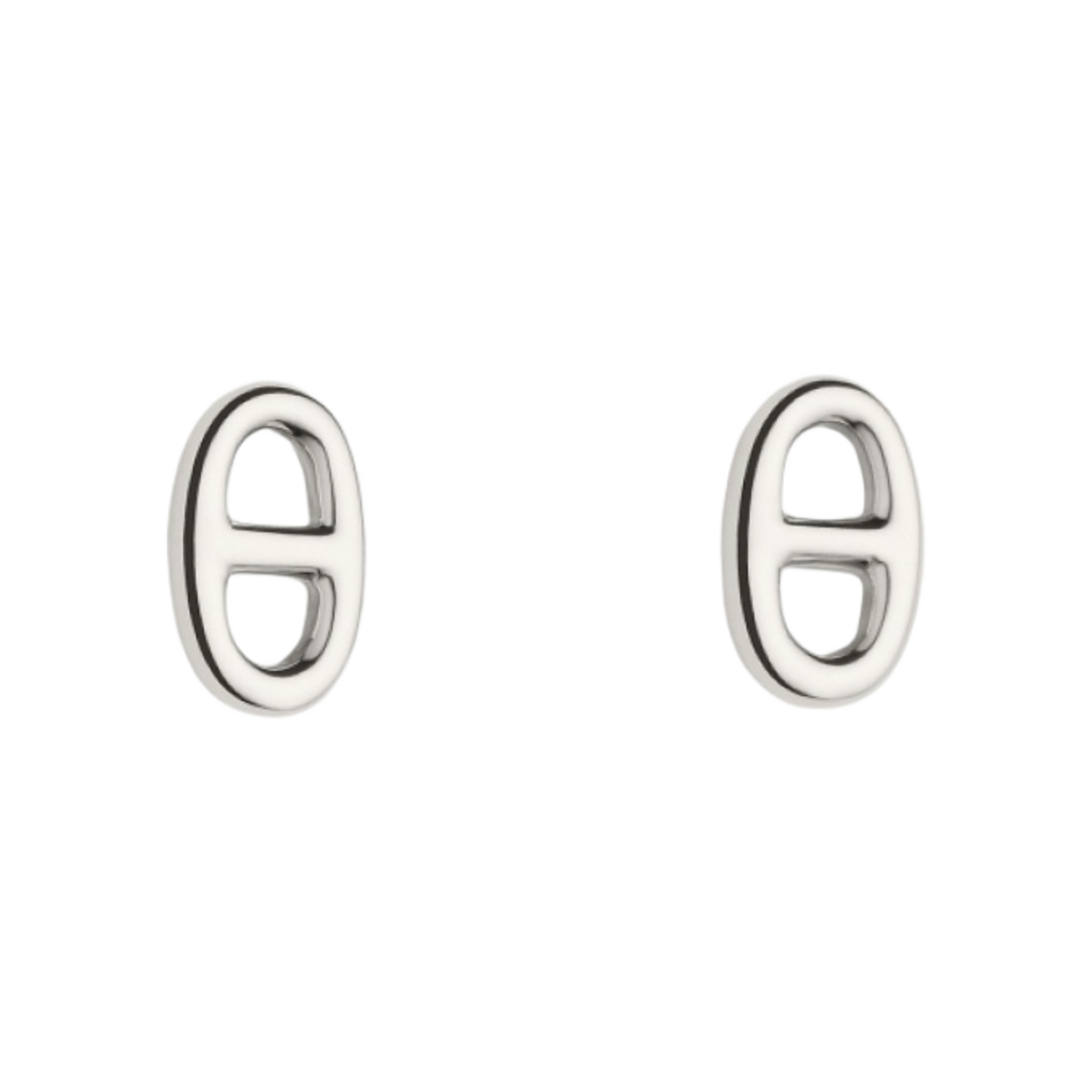 H113502B00 (W) Hermes Very Small Farandole Earrings Sterling Silver