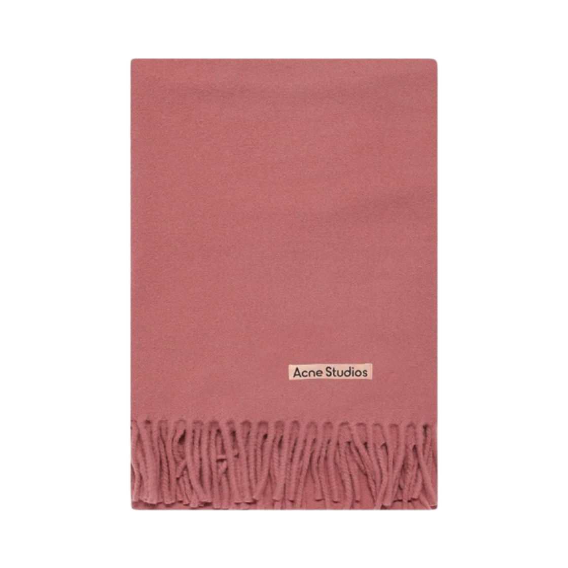 아크네 스튜디오 캐나다 내로우 뉴 울 머플러 라즈베리 핑크