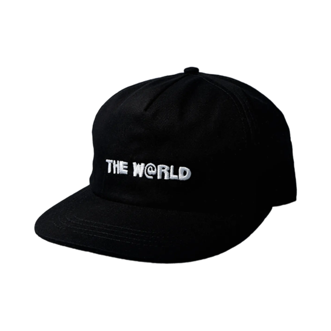 더 왈드 5 패널 자수 캡 블랙