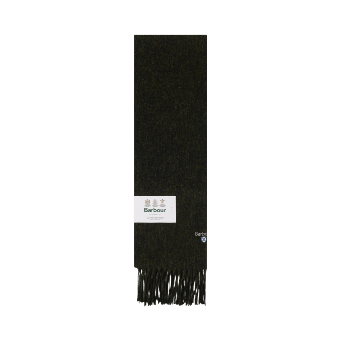 바버 플레인 램스울 머플러 씨위드(Barbour Plain Lambswool Muffler Seaweed)