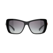 Chanel Butterfly Sunglasses Acetate & Black Frame Black Gradient Lenses Asian Fit