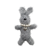 Margesherwood Wood Junior Keyring Silver