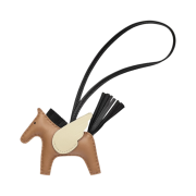 Hermes Rodeo Pegase PM Charm Milo Swift & Chai Noir Nata