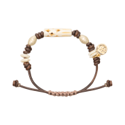 TOWTOW.ARCHIVE Etched Bracelet (Dear ones) Brown