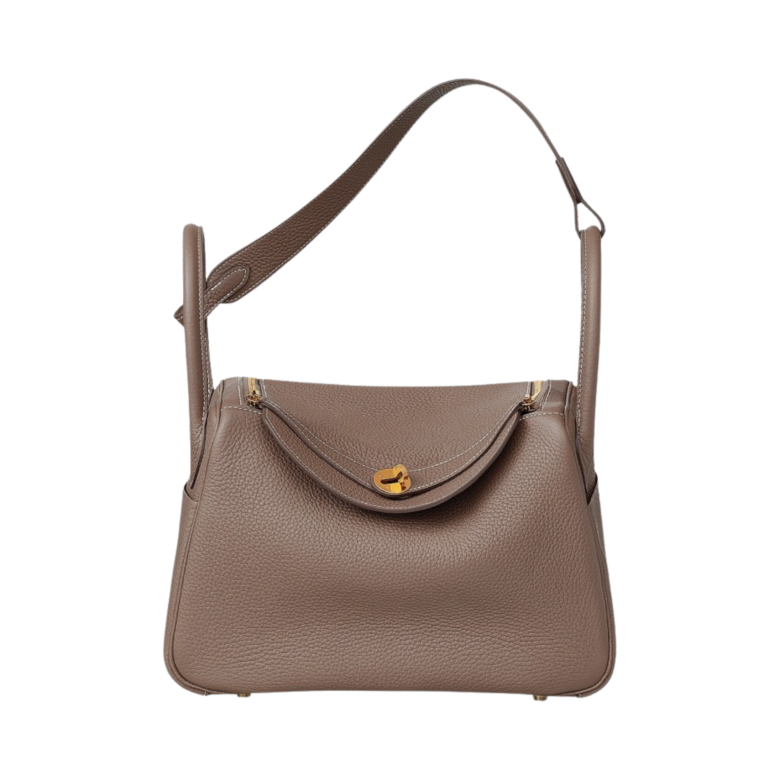 에르메스 린디 30 백 클레망스 & 골드 하드웨어 에뚜쁘(Hermes Lindy 30 Bag Clemence & Gold Etoupe) - 2