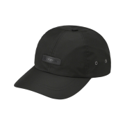 Supreme Leather Patch 6-Panel Black - 23SS