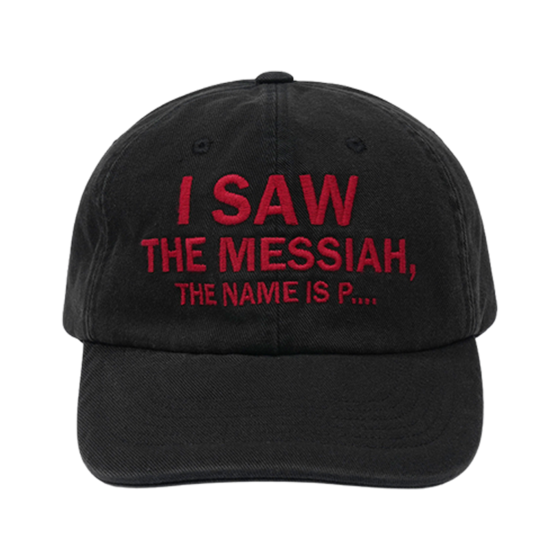 마이 네임 이즈 피터 6 패널 메시아 캡 블랙(My Name is Peter 6-Panel Messiah Cap Black)