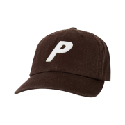 Palace P 6-Panel Cap Brown - 23FW