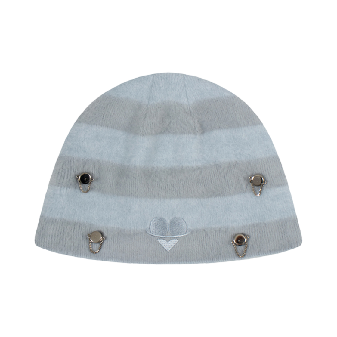 퓨레 피어싱 참 비니 페일 블루(Puree Piercing Charm Beanie Pale Blue)