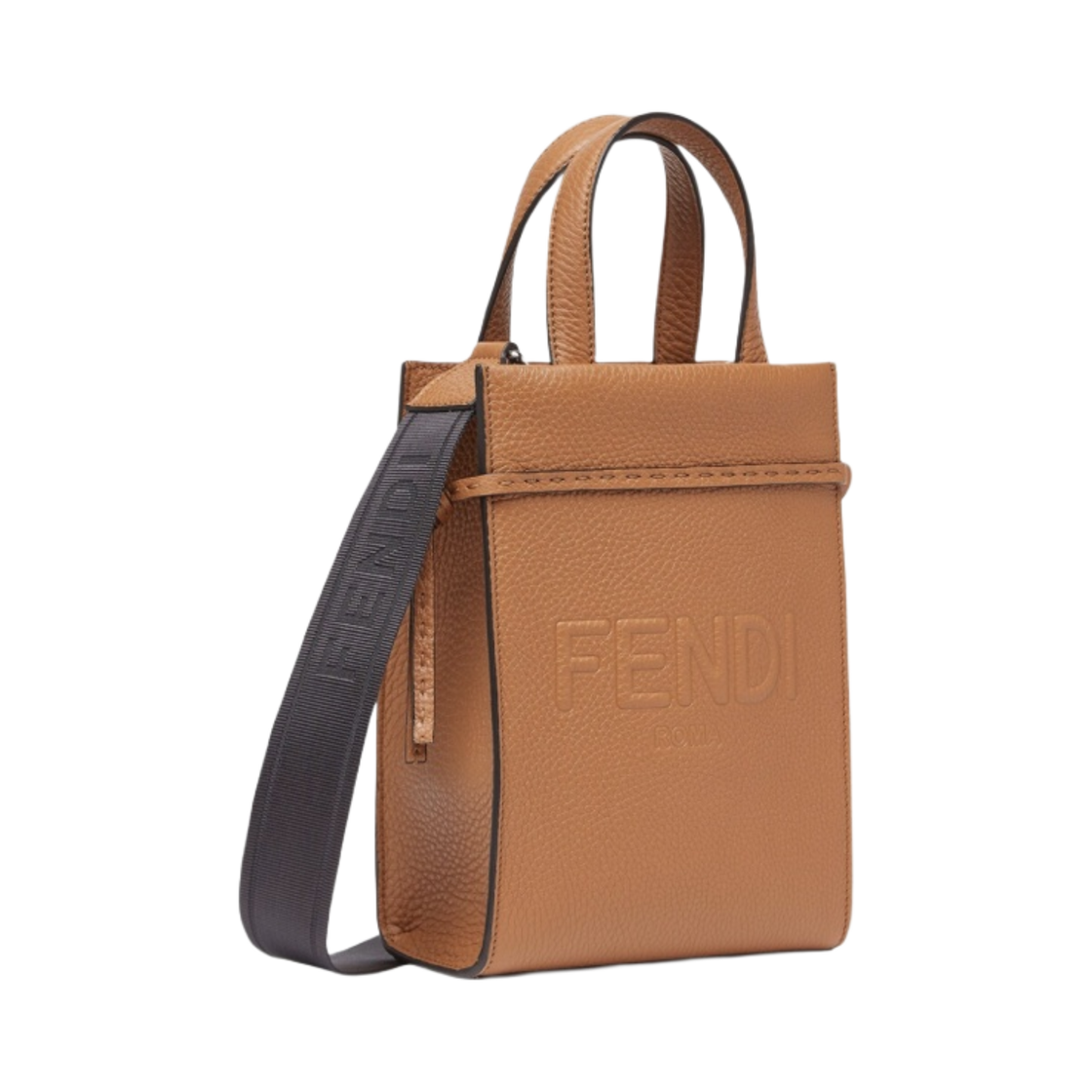펜디 로마 미니 고 투 레더 쇼퍼 브라운(Fendi Roma Mini Go To Leather Shopper Brown) - 2