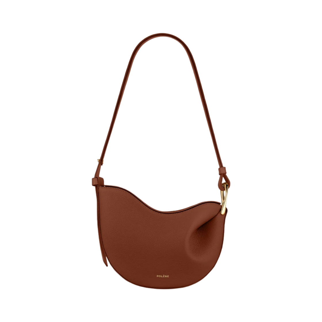 BHB0070DGLBR718 Polene Tonca Cognac