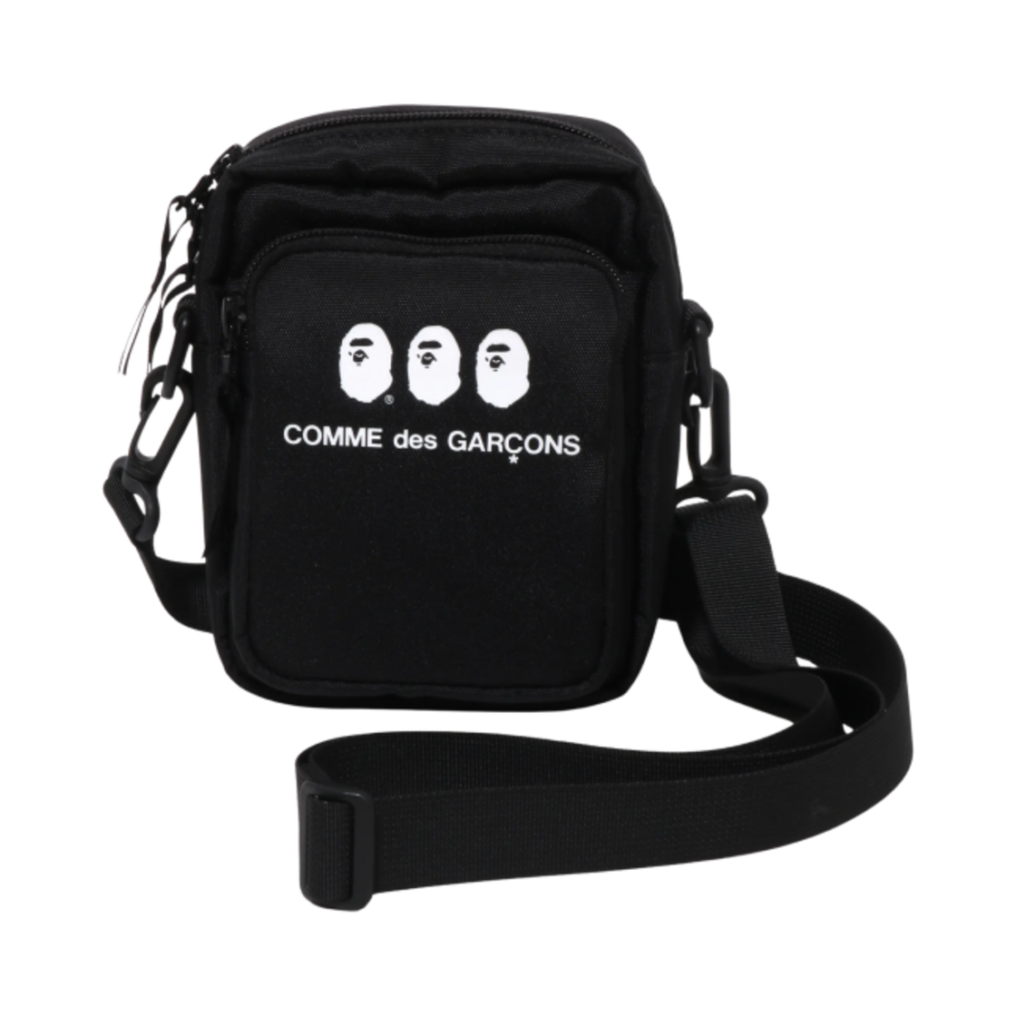베이프 x 꼼데가르송 오사카 미니 숄더백 블랙(BAPE x Comme des Garcons Osaka Mini Shoulder Bag Black)