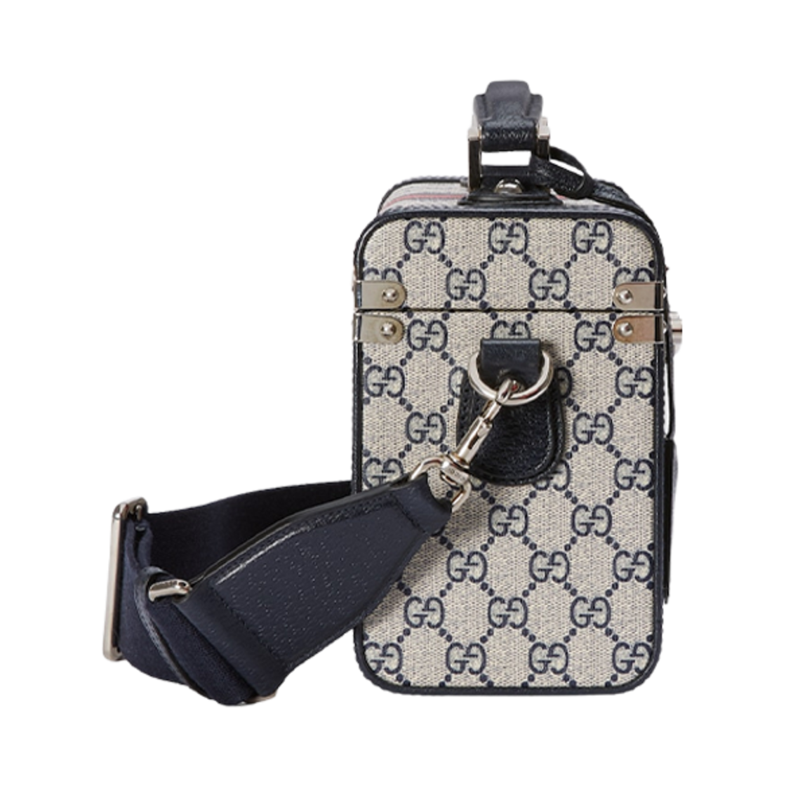 구찌 사보이 뷰티 케이스 베이지 블루 슈프림(Gucci Savoy Beauty Case Beige Blue Supreme) - 4