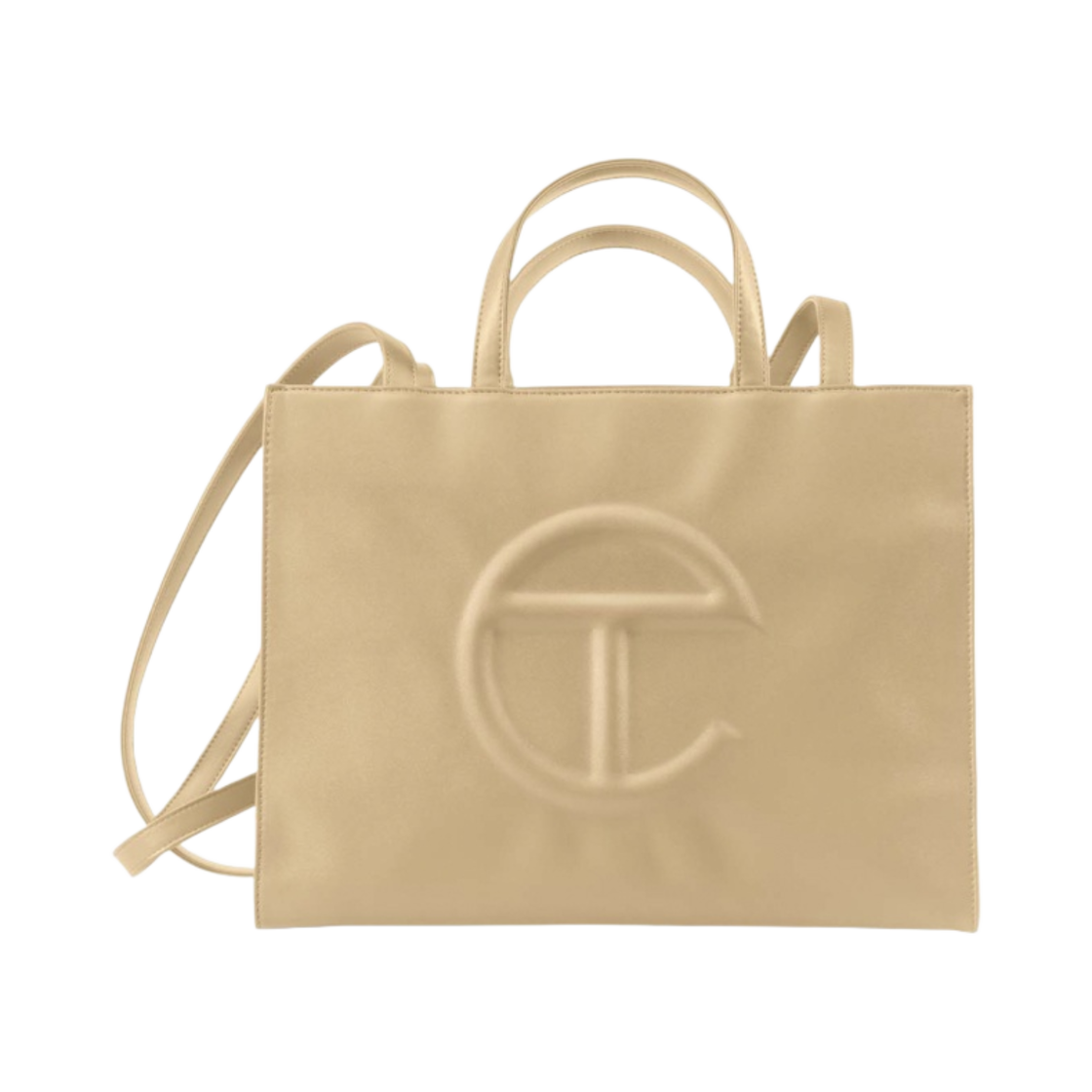 - Telfar Medium Shopping Bag Cream
