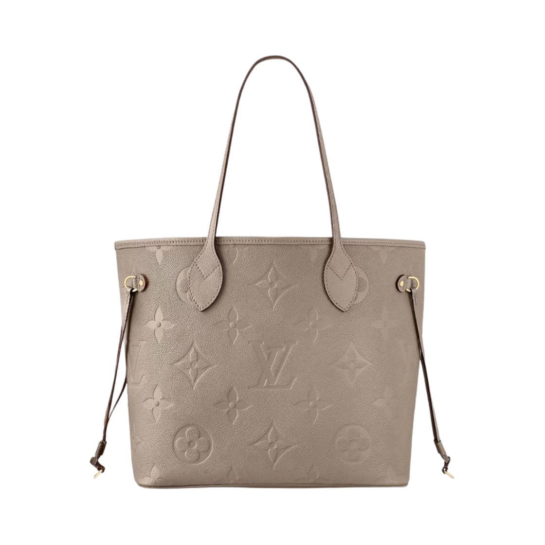 M45686 Louis Vuitton Neverfull MM Monogram Empreinte Tourterelle Grey