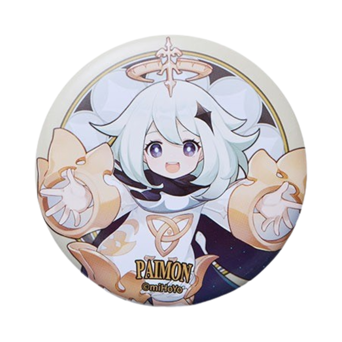 6972957482649 Genshin Badge Traveler Theme Paimon