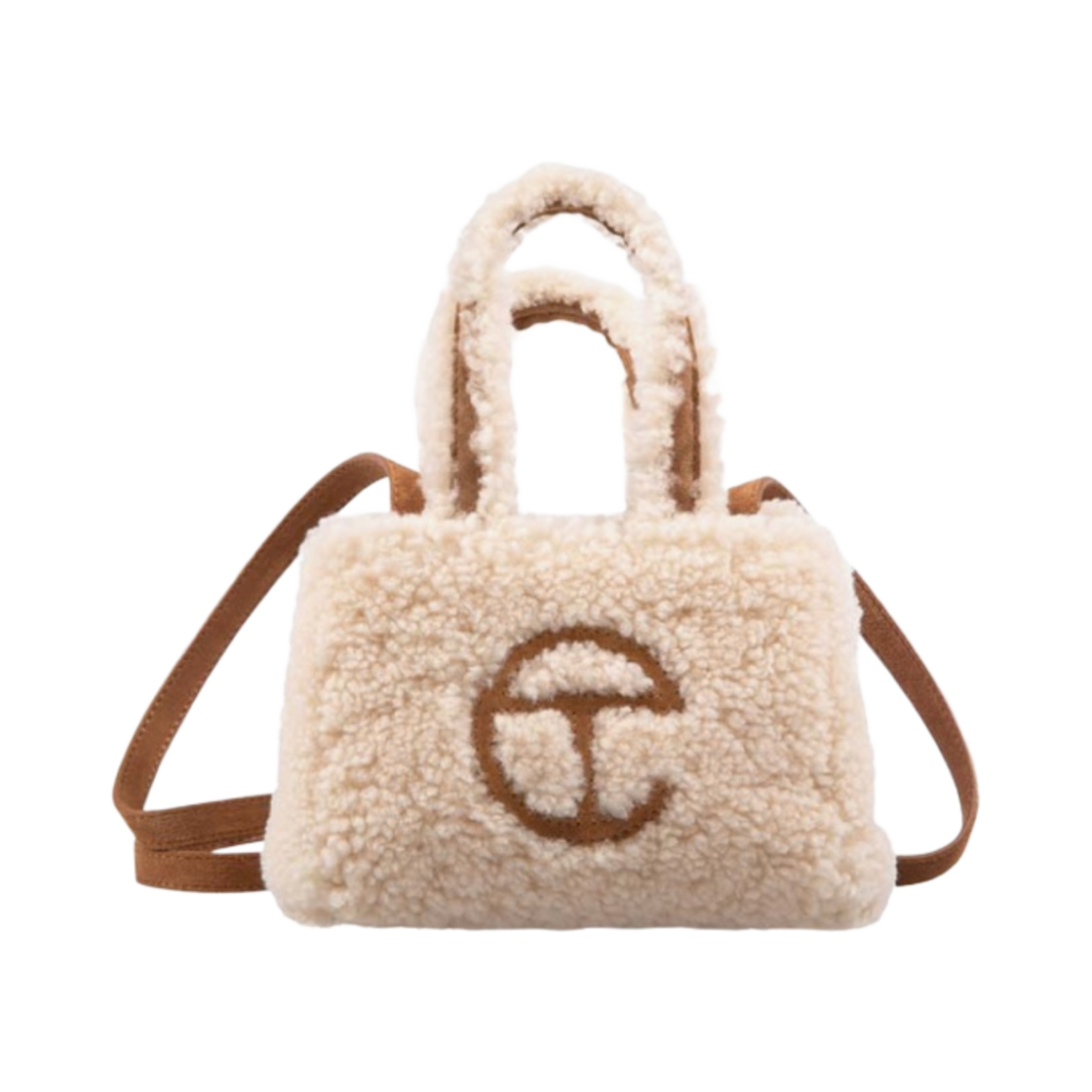 - Telfar x UGG Reverse Small Shopping Bag Natural