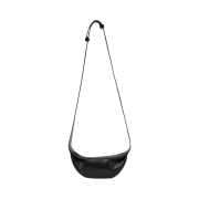 COS Swing Micro Leather Crossbody Bag Black