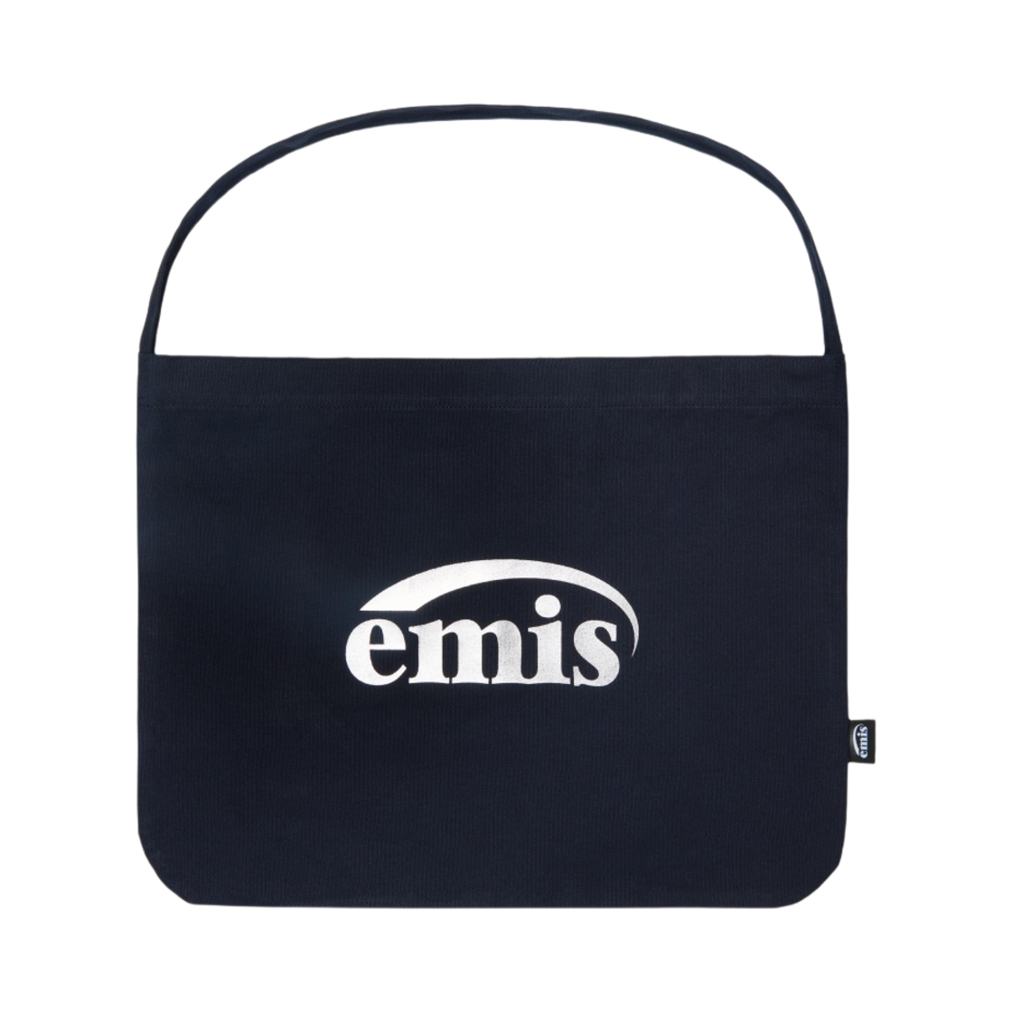 이미스 실버 로고 미니 에코백 네이비 | Emis | KREAM