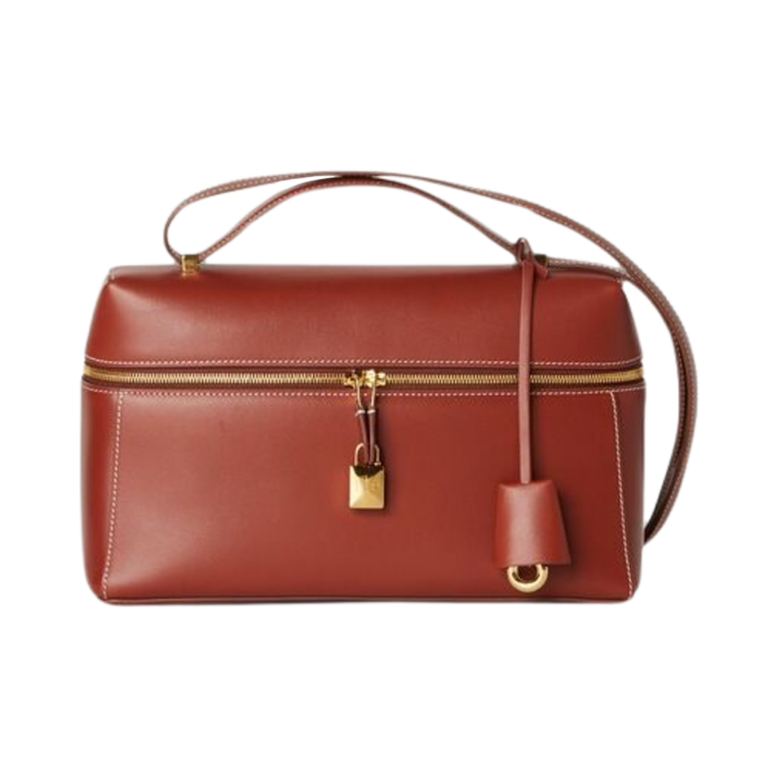 FAN3462-P0AI Loro Piana Extra Bag L27 Deep Kummel Sun Gold