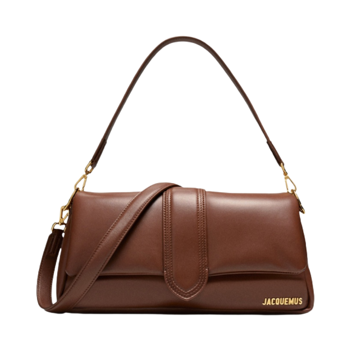 자크뮈스 르 밤비무 퍼프 플랩 백 브라운(Jacquemus Le Bambimou Puffed Flap Bag Brown) - 1