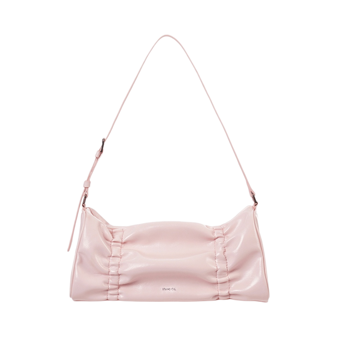 스탠드 오일 플리츠백 베이비 핑크(Stand Oil Pleats Bag Baby Pink)