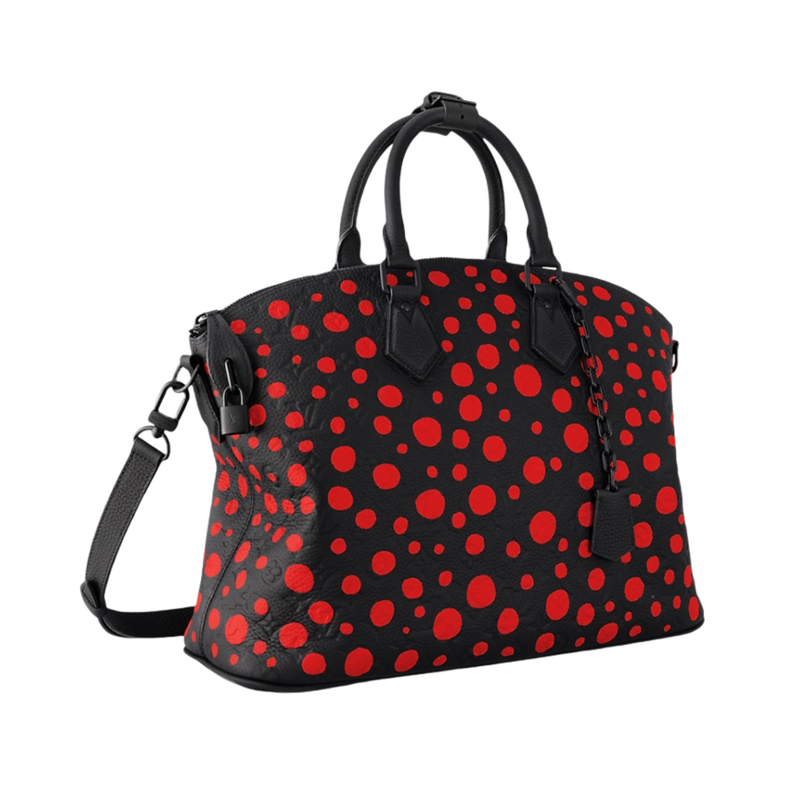 루이비통 x 야요이 쿠사마 락 잇 블랙 레드(Louis Vuitton x YK Lock It Black Red) - 2
