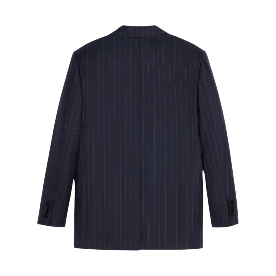 (W) 셀린느 라이트웨이트 스트라이프 트윌 주드 자켓 마린 끄레((W) Celine Jude Jacket in Lightweight Striped Twill Marine Craie) - 2