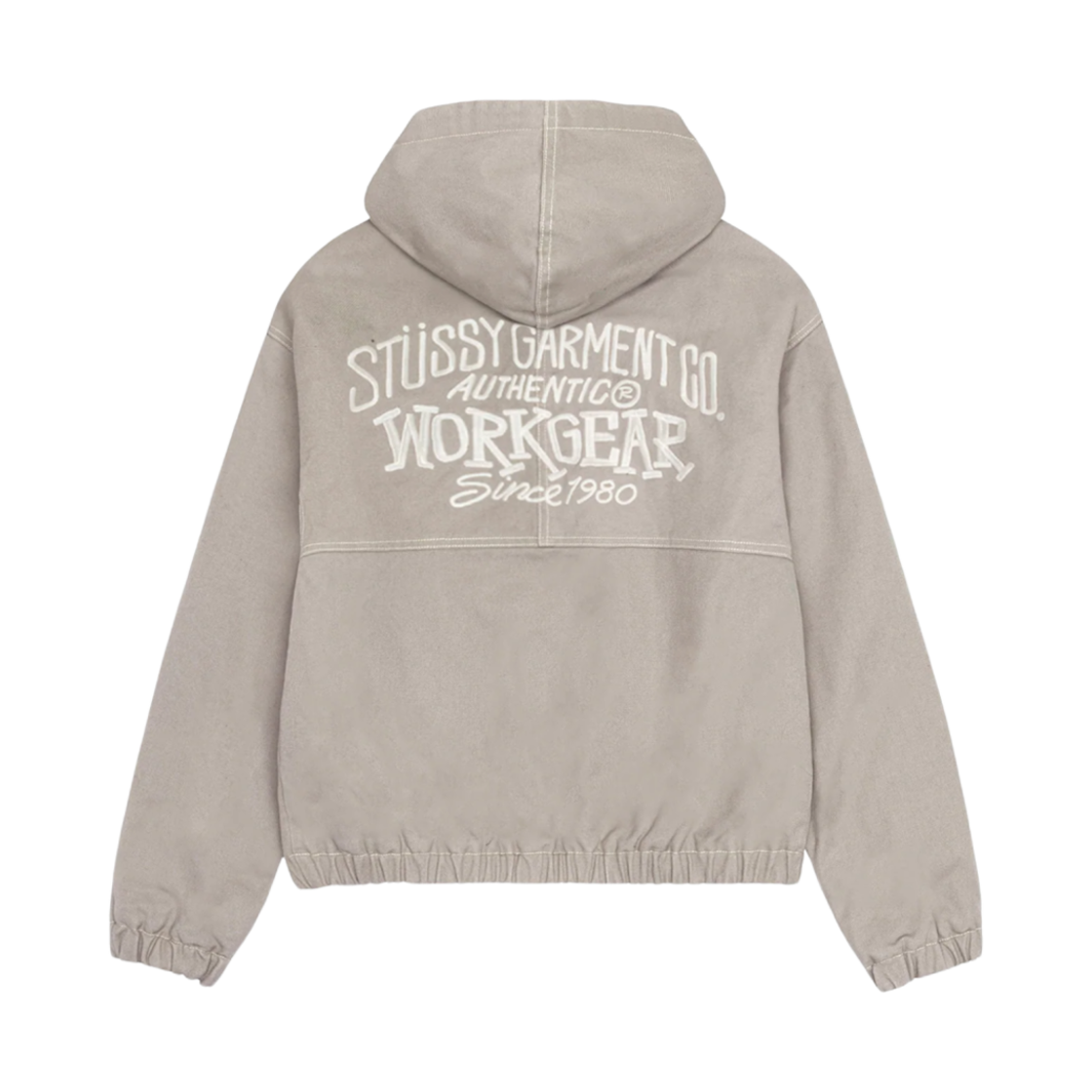 스투시 워크 자켓 콘트라스트 스티치 그레이 | Stussy | KREAM