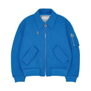 Wooyoungmi Tweed Blouson Jumper Blue - 23SS
