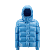 Moncler Maya 70 Short Down Jacket Sky Blue - 22FW