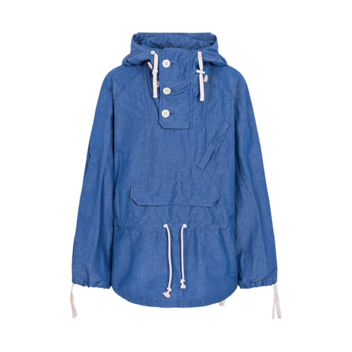 WK-J017-051 Junya Watanabe x Roy Lichtenstein Cotton Linen Cloth Printed String Jacket Blue