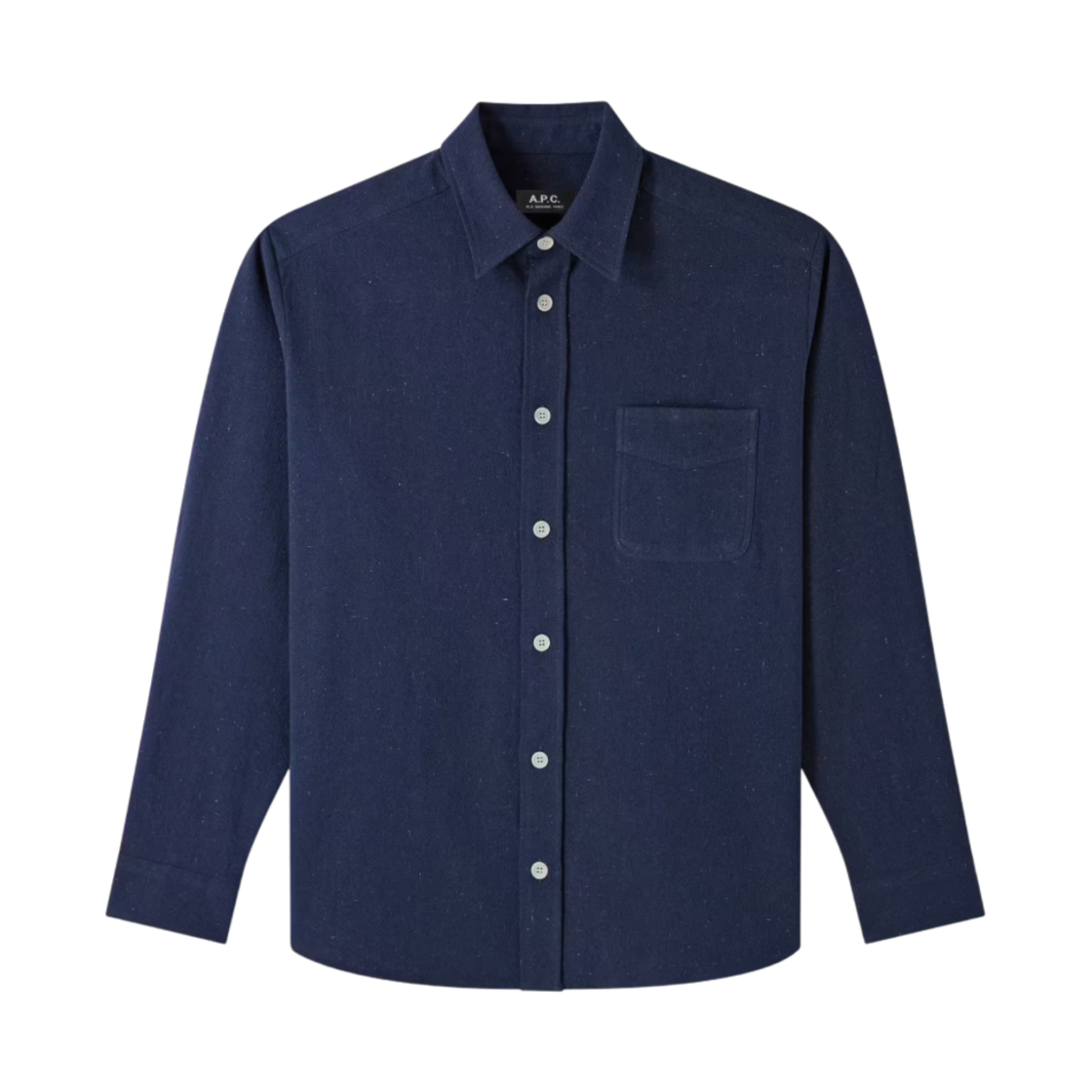COGEV-H02862-IAK A.P.C. Aston Overshirt Dark Navy Blue