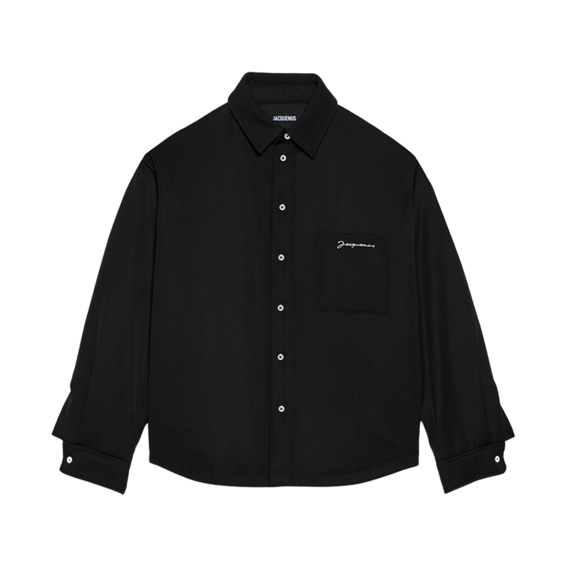 자크뮈스 라 슈미즈 불랑제 퍼프 오버셔츠 블랙(Jacquemus La Chemise Boulanger Puffed Overshirt Black)