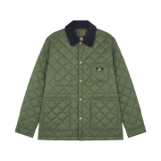 Barbour x Maison Kitsune Kenning Quilted Jacket Classic Green